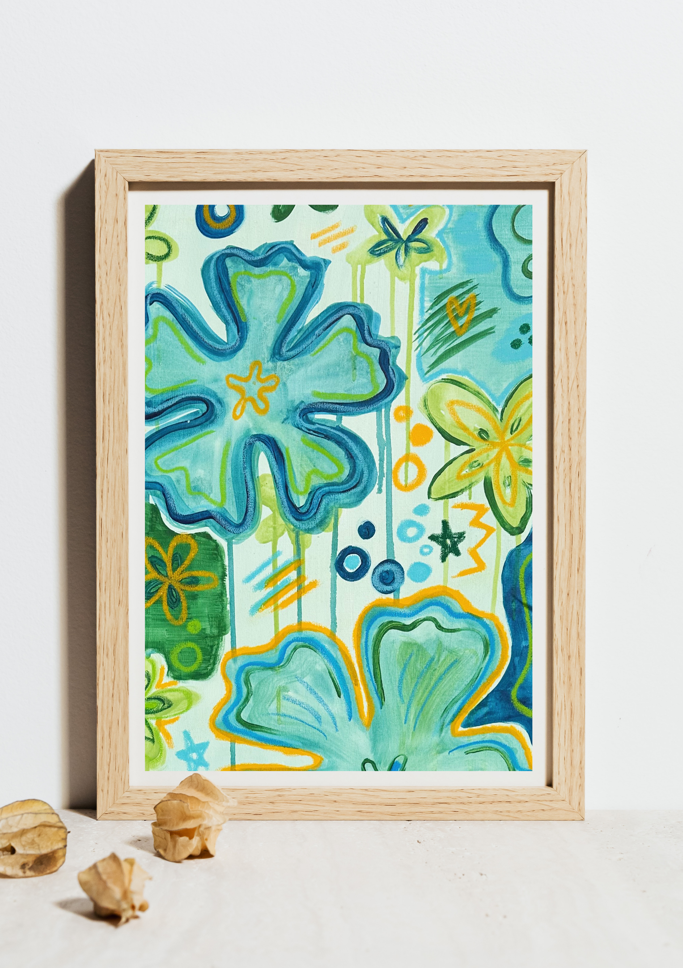 Molly's Flowers Art Print