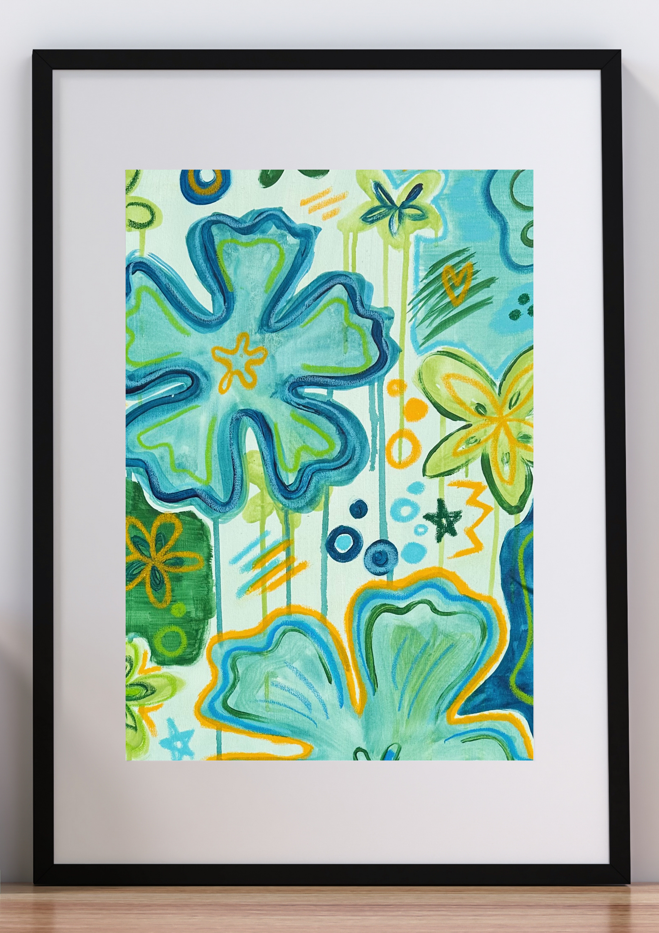 Molly's Flowers Art Print